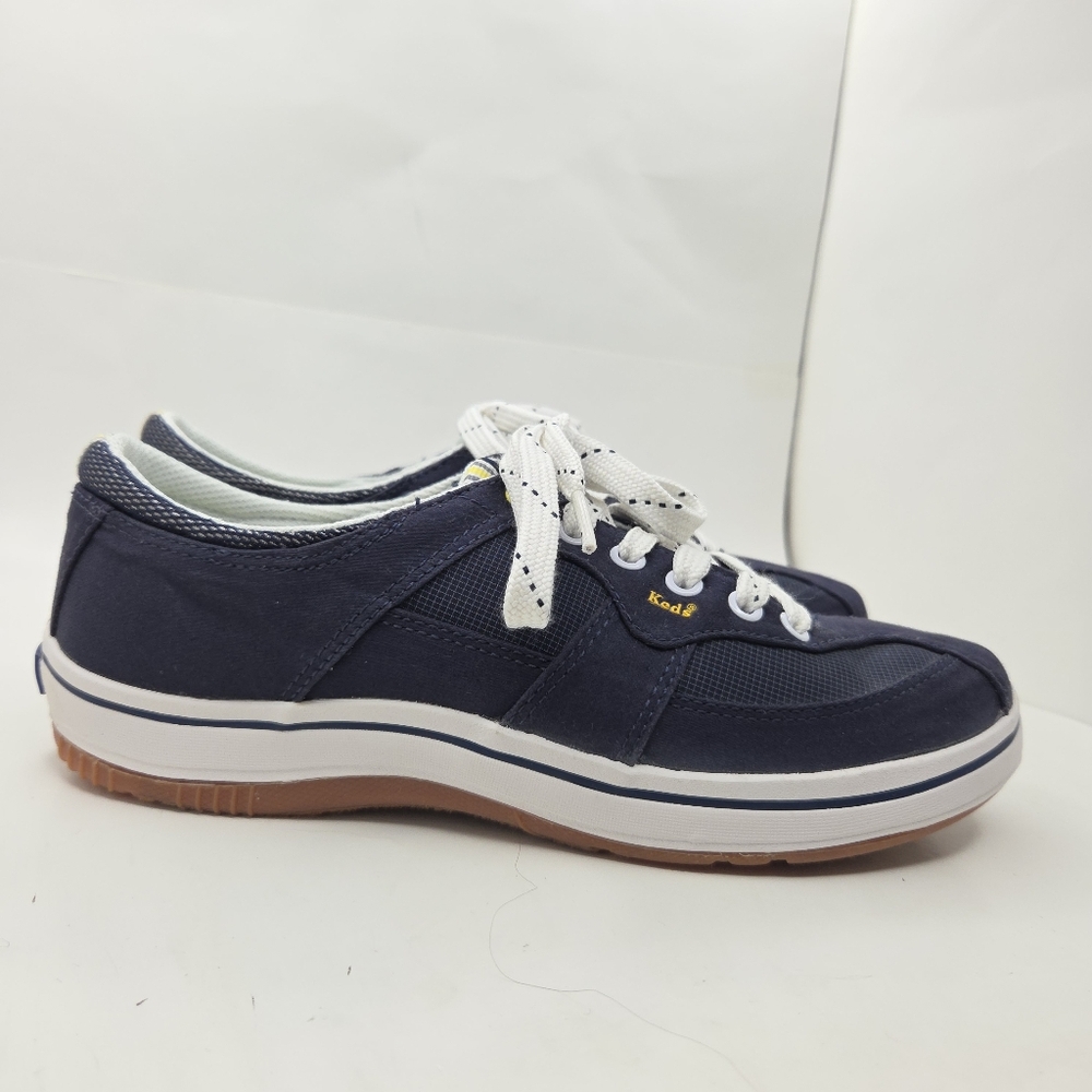 Keds Navy Blue & White Low Top Lace Up Sneakers Casual Shoes Women's Size 6.5 - Picture 2 of 13